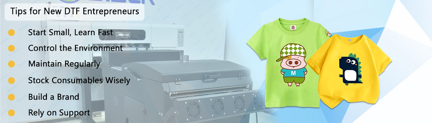 Suggerimenti per i nuovi imprenditori DTF