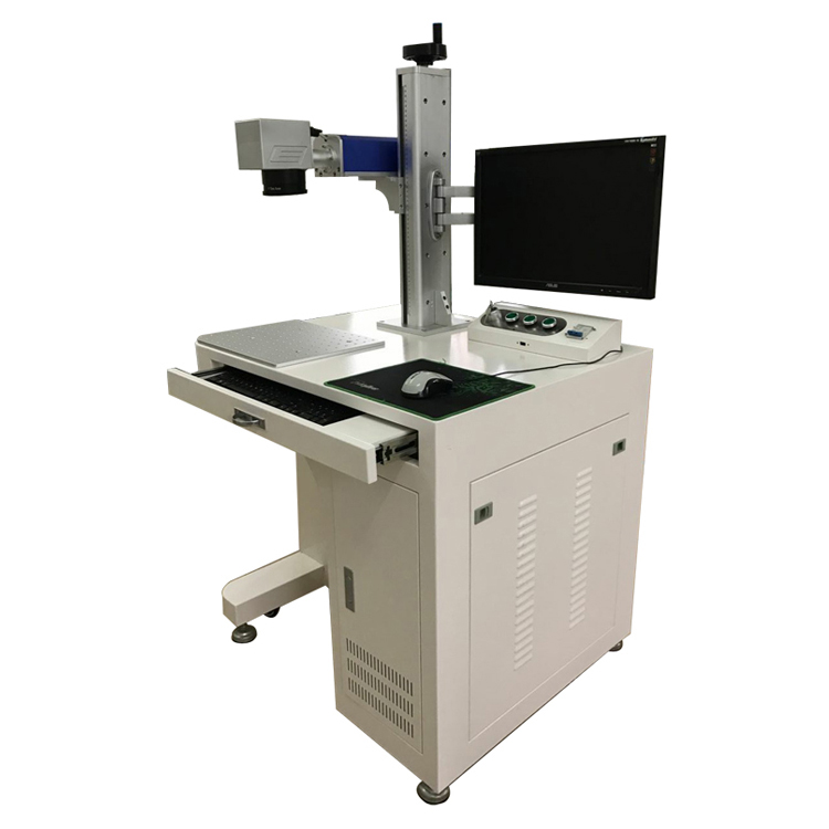DS-KH001 Macchina per marcatura laser a fibra da tavolo 20W 30W 50W con rotativo