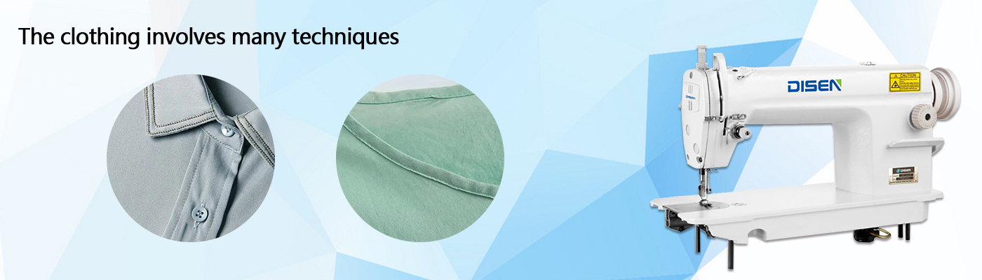 L'abbigliamento coinvolge molte tecniche