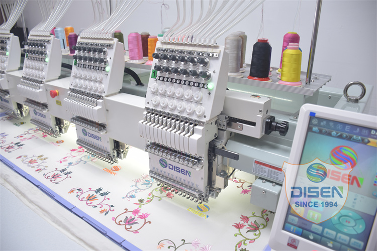 DS-J1204 Macchina da ricamo per magliette a quattro teste 12 aghi