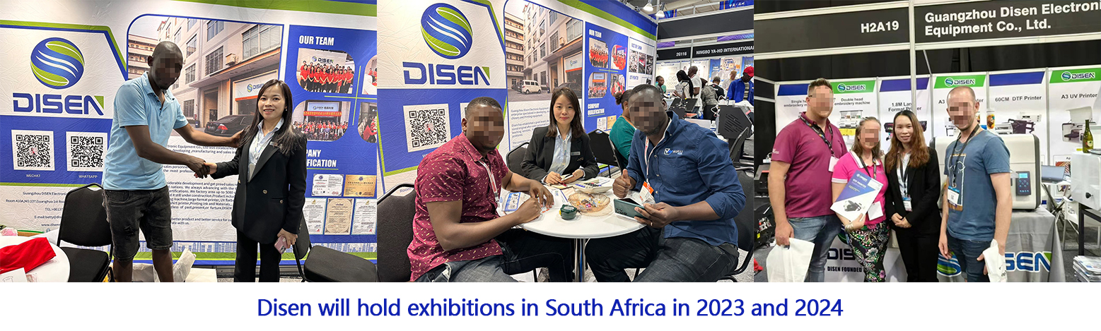 Disen organizza una mostra in Sudafrica.