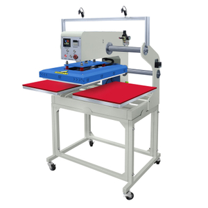 Macchina pneumatica della pressa di calore a doppio lato per stampa a trasferimento termico a doppia stazione DS-7C per t-shirt 40*60 cm