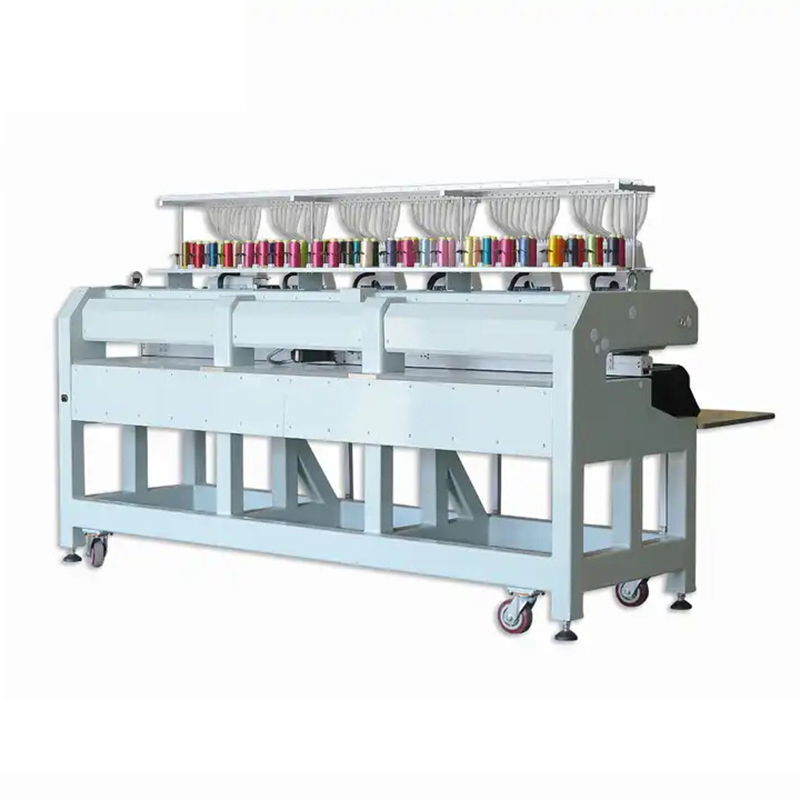 DS-J1206 Macchina da ricamo industriale multitesta Macchina da ricamo ad alta velocità con cappuccio per magliette a sei teste