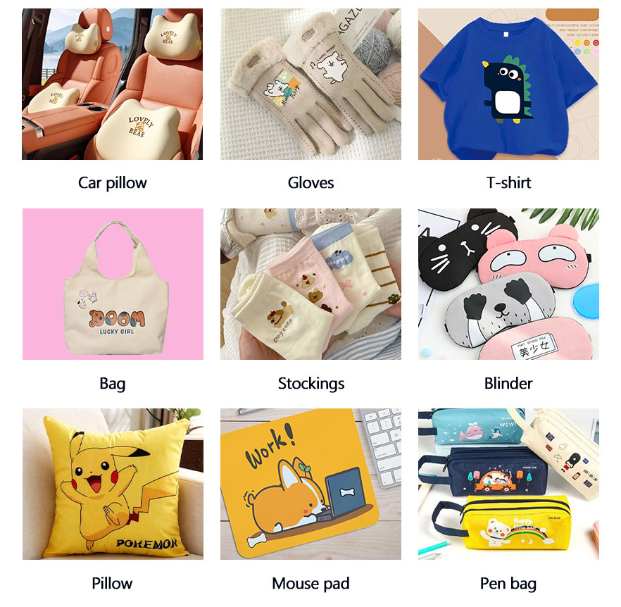 Display degli effetti della pressa a caldo 