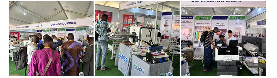 Mostra in Nigeria, foto con i clienti