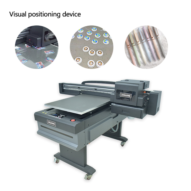 Stampante UV 6090 a superficie piana con posizionamento visivo per acrilico metallo vetro plastica
