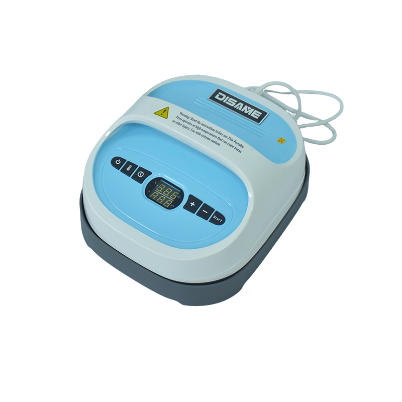 Pressa di calore a sublimazione portatile con mini trasferimento di calore con base di sicurezza per t-shirt