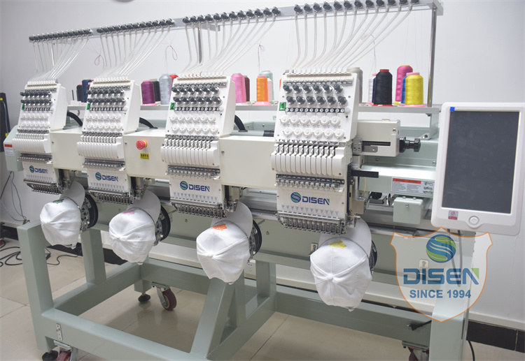 DS-J1204 Macchina da ricamo per magliette a quattro teste 12 aghi