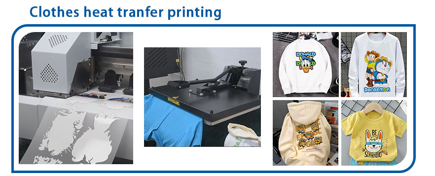 Stampa a trasferimento termico per abbigliamento con stampante DTF da 60 cm