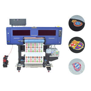 Stampante per etichette in cristallo UV DTF da 60 cm, stampa 3D multicolore, prezzo di fabbrica