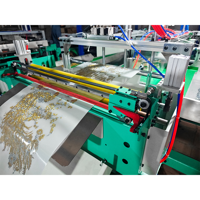 Scuotitore automatico di strass bicolore Abbigliamento in alluminio multimateriale