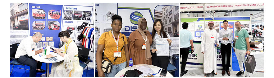 Dubai Exhibition, foto con i clienti