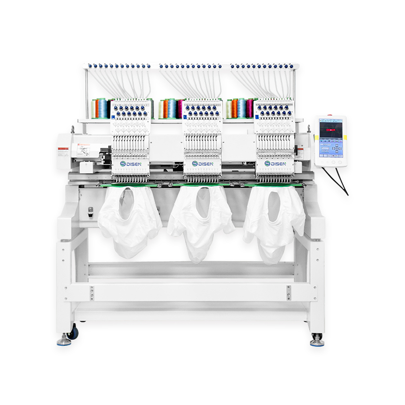 DS-J1203 Tre teste da 12 aghi da ricamo